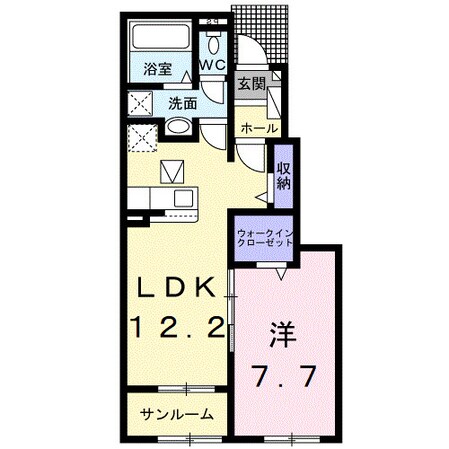 紀伊駅 徒歩56分 1階の物件間取画像